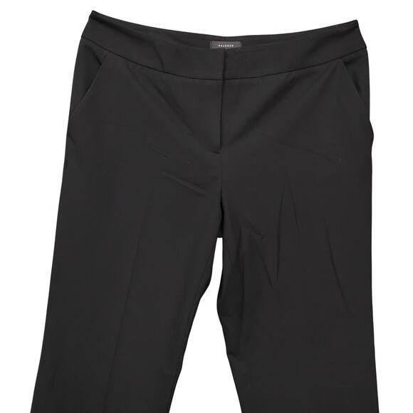 Halogen Taylor Fit Size 4 Slacks Black Straight Leg Pockets Formal Dress Pants - Picture 2 of 5